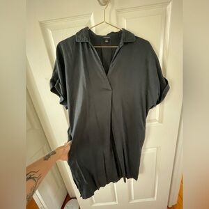 Ann Taylor Navy Blue Shirt Dress